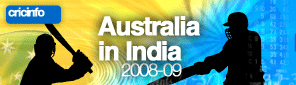 Cricinfo: India v Australia 2008-09