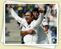 Sehwag gets Five Wickets