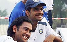MS Dhoni and RP Singh