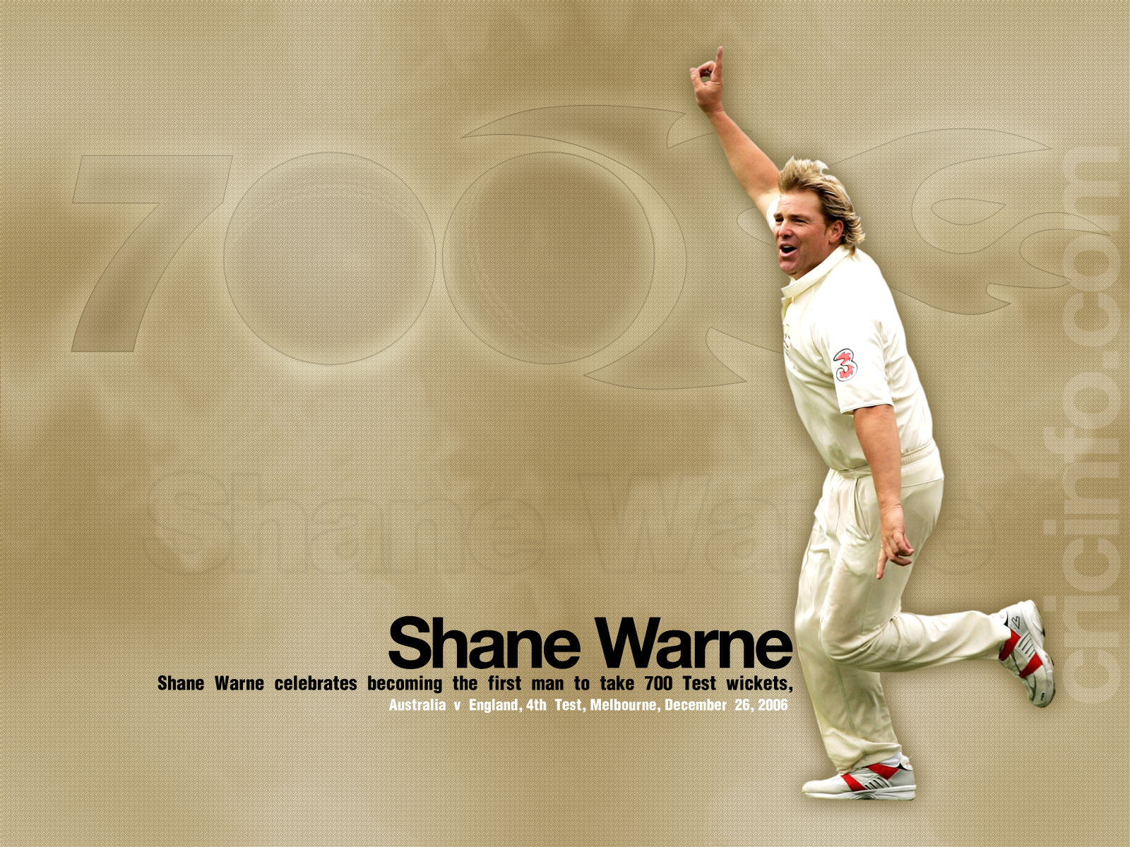 Cricinfo - Photosplus - Wallpapers and Screensavers - Shane Warne