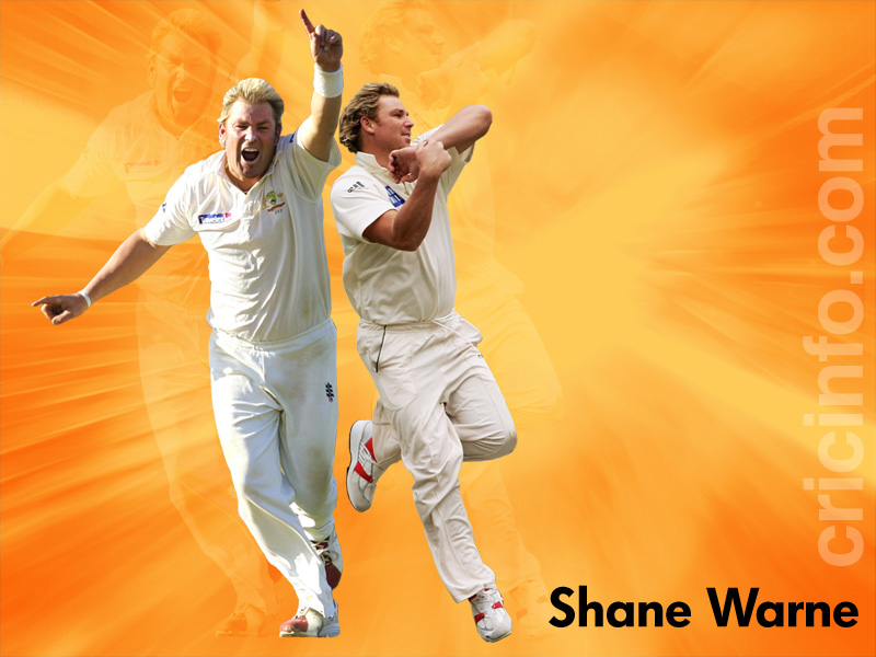 Cricinfo - Photosplus - Wallpapers and Screensavers - Shane Warne