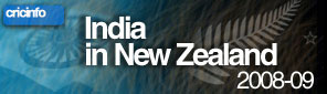 Cricinfo: New Zealand v India 2008-09