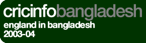 Cricinfo: England in Bangladesh 2003