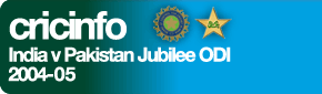 Cricinfo: India v Pakistan Jubilee ODI 2004-05