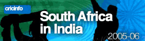 Cricinfo: South Africa in India 2005-06