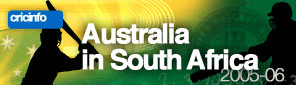 Cricinfo: South Africa v Australia 2005-06 