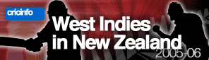 Cricinfo: New Zealand v West Indies 2005-06 