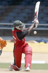 Vusi Sibanda hits out on his way to 116 during ZImbabwe's win over Bermuda &copy; International Cricket Council