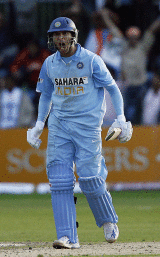 Yuvraj Singh led India to a six-wicket win against South Africa with an unbeaten half-century in the rain-shortened third ODI. India won the series 2-1 &copy; AFP