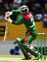 Tamim Iqbal's 129 propelled Bangladesh to 293, their second highest ODI score, against Ireland in Mirpur © Getty Images