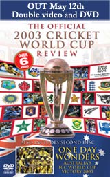 The Official World Cup 2003 Review - double video and DVD